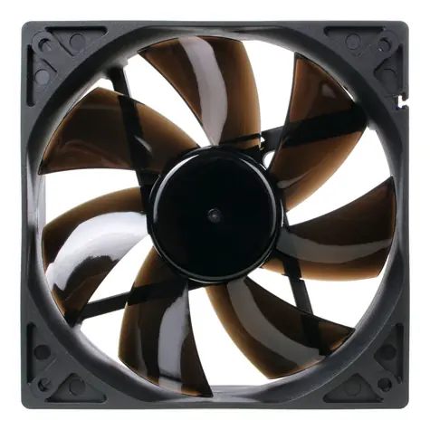 Noiseblocker BlackSilent Pro Fan PLPS schwarz / 120 mm / 24 dB bei 1500 U/min / 58,85 CFM / 4-Pin-PWM