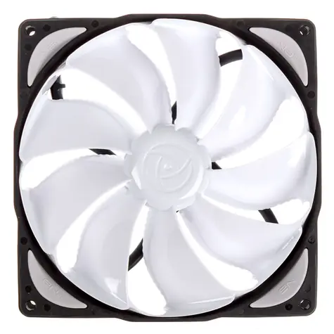 Noiseblocker NB-eLoop Fan B14-PS weiß / 140 mm / 24,28 dB bei 1200 U/min / 83,92 CFM / 4-Pin-PWM