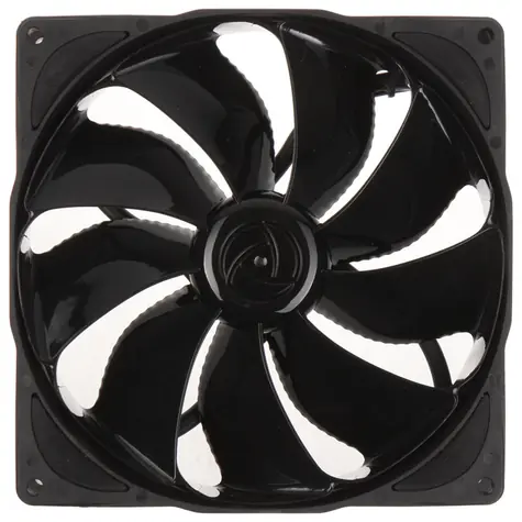 Noiseblocker NB-eLoop-Lüfter B14-PS Black Edition / 140 mm / 24,28 dB bei 1200 U/min / 83,92 CFM / 4-Pin-PWM