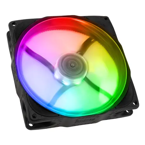 Noiseblocker NB-eLoop X B12-PS ARGB schwarz / 120 mm / 21,2 dB bei 1500 U/min / 58 CFM / 4-Pin PWM + 3-Pin