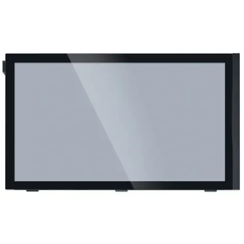 Lian Li DAN Cases A3-mATX Linke Seite aus gehärtetem Glas schwarz