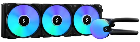 Fractal Design Lumen S36 v2 RGB schwarz / 3x 120 mm / 33,2 dB bei 2000 U/min / 56 CFM / ARGB / AMD + Intel