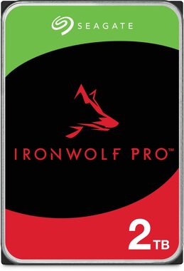 Seagate IronWolf Pro 2 TB / NAS 3,5 Zoll / SATA III / 7200 U/min / 256 MB Cache 
