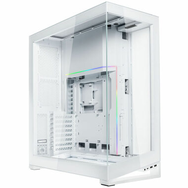 PHANTEKS NV Series NV7 weiß / E-ATX / 2x USB-A 3.2 / 1x USB-C 3.1 / D-RGB / ohne Stromquelle / transparente Seite 