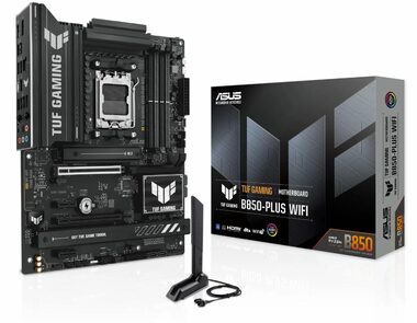 Asus TUF GAMING B850- PLUS WIFI / B850 / 4X DDR5 / 1x 2,5GLAN / Wi-Fi 7 / ATX
