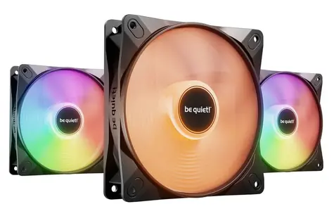 be quiet! Light Wings LX ARGB PWM 3 Stück schwarz / 120 mm / Gewehrlager / 25,5 dB bei 1600 U/min / 51,5 CFM / 4-Pin PMW + 3-Pin