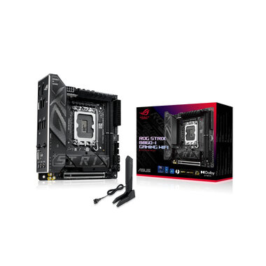 Asus ROG STRIX B860-I GAMING WIFI / B860 / LGA 1851 / 2x DDR5 / PCIEx 16 / 2.5GLAN / WLAN / mITX
