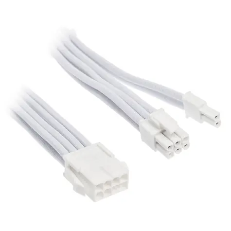 Silverstone Verlängerungskabel 8-Pin-PCIe auf 6+2-Pin-PCIe V2 - 250mm weiß