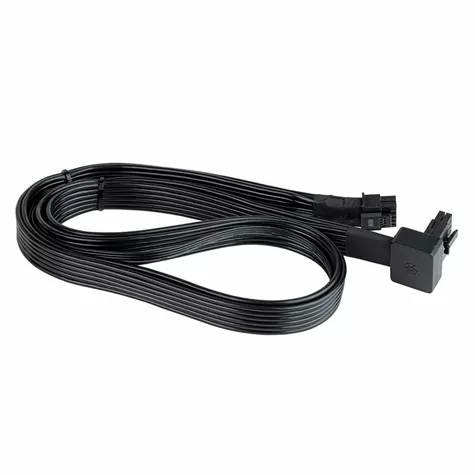 Silverstone PP14-90 schwarz / 90° Kabel 12VHPWR / 650 mm
