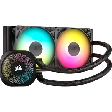 Corsair NAUTILUS ARGB schwarz / 2x 120mm / 34dB / 300-2100 RPM / 74.4CFM / Intel + AMD