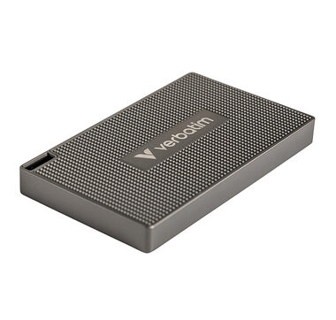 Verbatim Metal Mini Externes SSD-Laufwerk 1 TB schwarz / USB-C 3.2 Gen 2x2 / R: 2000 MB/s / W: 1750 MB/s   
