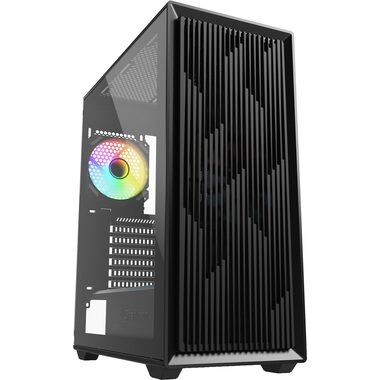 Sharkoon VK2 RGB schwarz / ATX / 2x USB 3.0 / 4X 120mm / ohne Netzteil / transparentes Seitenteil