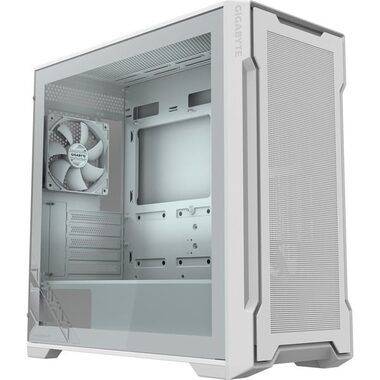 GIGABYTE C102 GLASS ICE / mATX / 2x USB3.0 / 2x 120mm / ohne Netzteil / transparentes Seitenteil 