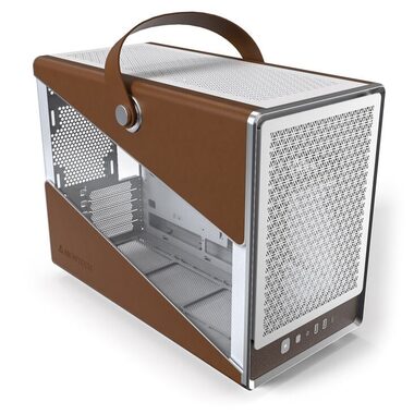 Montech Heritage weiß / Micro ATX / 2x USBA / 1x USB-C / ohne Netzteil / transparentes Seitenteil