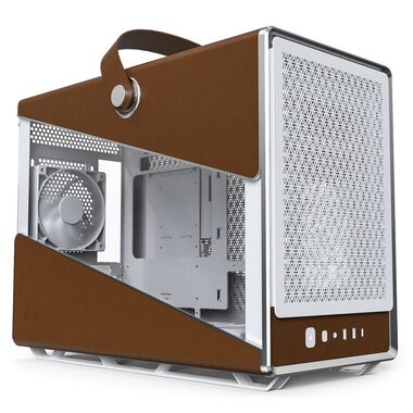 Montech Heritage Pro weiß / Micro ATX / 2x USBA / 1x USB-C / 4X 120mm / ohne Netzteil / transparentes Seitenteil