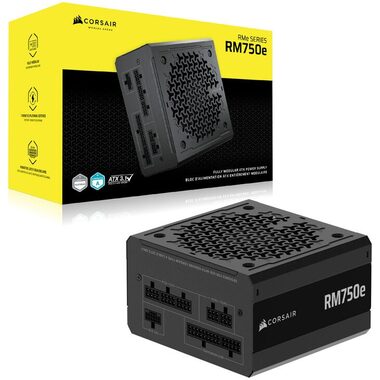 Corsair RM750e / 750W / 80PLUS Gold / Vollmodular / 120 mm / Aktives PFC