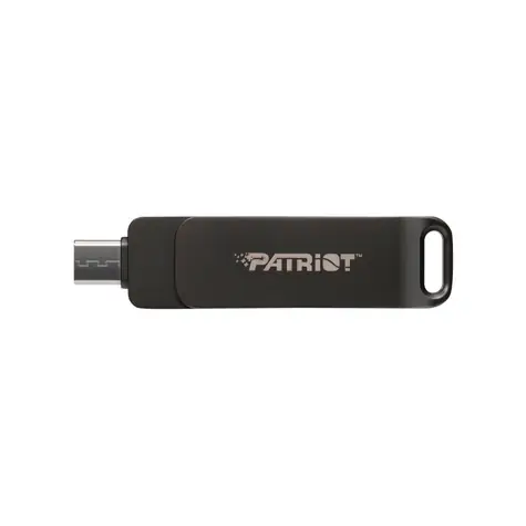 Patriot RAGE R550 32GB schwarz / Flash-Laufwerk / USB 3.2 / USB-A / USB-C / Übertragungsgeschwindigkeit bis zu 100 MB