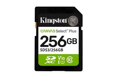 Kingston Canvas Select PLUS SDXC 256 GB / UHS-I V90 / U3 / Klasse 10