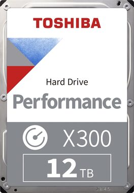 Toshiba X300 Performance 12 TB / 3,5 Zoll / 7.200 U/min / 512 MB Cache / SATA III / CMR