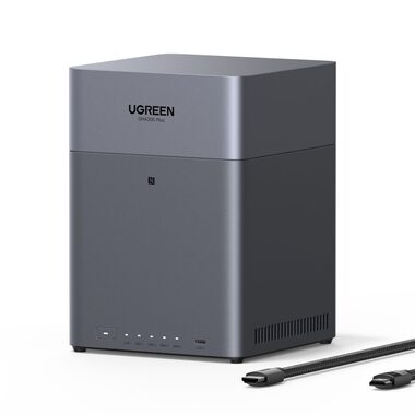 Ugreen NASync DH4300plus / 8 GB / 4 Steckplätze / Ethernet / HDMI / USB-C / 2x USB-A