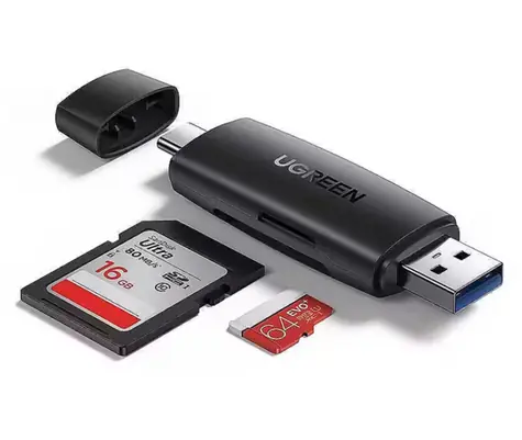 Ugreen Adapter für SD-/Micro-SD-Kartenleser/USB-A/USB-C