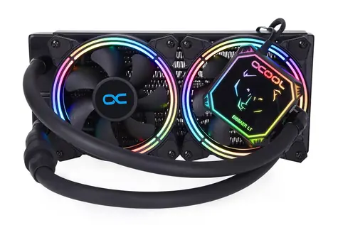 Ausgepackt - Alphacool Eisbaer Aurora LT240 CPU / 240-mm-Radiator / DRGB / erweiterbar mit zusätzlichem Steckplatz / ausgepackt