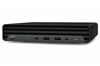 HP Pro Mini 400 G9 schwarz / Core i3-14100T 2,7 GHz / 8 GB / 512 GB SSD / UHD 730 / kein Betriebssystem