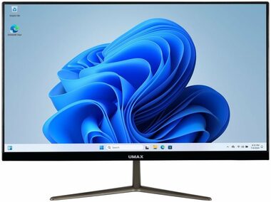 Umax U-One 24AN Pro schwarz / 23,8" FHD / Intel Alder Lake N100 3,4GHz / 8GB / 128GB SSD / Intel UHD / W11P