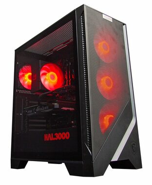HAL3000 Online Gamer Super Black / AMD RYZEN 5 7600 / 32 GB / RTX 4070 Super 12 GB / 1 TB PCIe SSD / WLAN / W11H