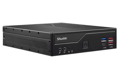 Shuttle XPC Slim DH670V2 schwarz / LGA1700 / 2xDDR4 / 1xSATA / 2x M.2 / 2x2.5GLAN / Ohne Betriebssystem