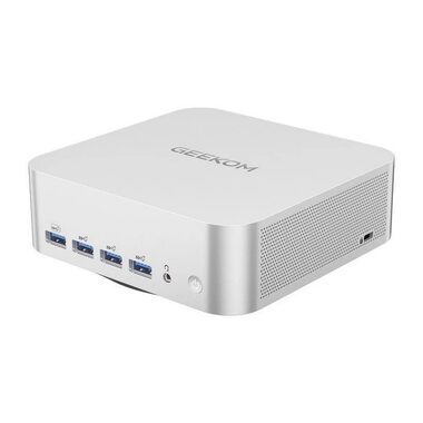 GEEKOM A8 Max silber / AMD RYZEN 7 8745HS / 32GB / 1TB SSD / AMD Radeon 780M / WLAN / BT / LAN / W11P