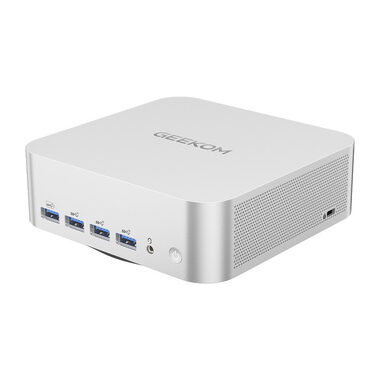 GEEKOM A8 Max silber / AMD RYZEN 9 8945HS / 32GB / 2TB SSD / AMD Radeon 780M / WLAN / BT / LAN / W11P