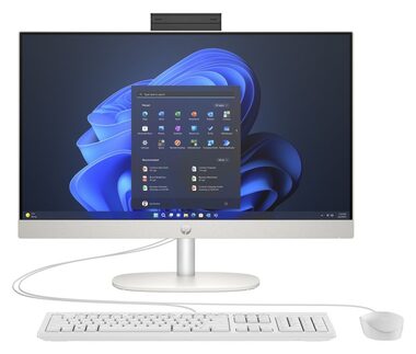 HP ProOne 245 G10 AiO weiß / 23,8" FHD / AMD RYZEN 3 7320U 2,4GHz / 8GB / 512GB SSD / Radeon 610M / W11P