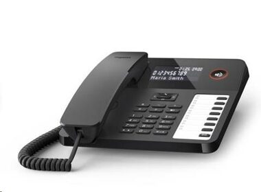 Gigaset DESK 600 schwarz / kabelgebundenes Telefon / Display
