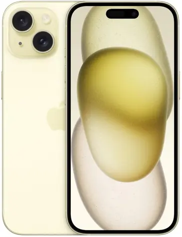 Apple iPhone 15 128GB gelb / 6,1" / 128GB / iOS17.3