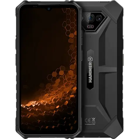 MyPhone Hammer Iron V schwarz / 6,5" IPS / 64 GB / Android 14