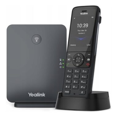Yealink W78P SIP DECT (Basis + Mobilteil W78H) / VoIP-Telefon / 10x SIP / bis zu 10 DECT-Mobilteile