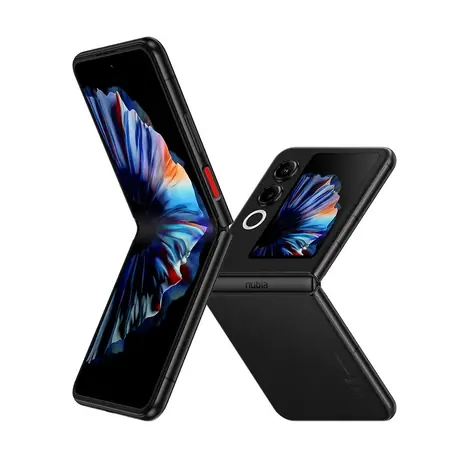 ZTE Nubia Flip 2 5G 8+256GB schwarz / 6,9" / 256GB / Android 14