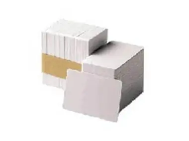 ZEBRA klassische Plastikkarten 500 Stück / PVC / 30 mil (0,76 mm) / weiß