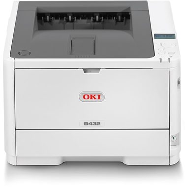 OKI B432dn / Schwarzweiß-LED-Drucker / A4 / 40 Seiten/Min. / 1200 x 1200 dpi / USB 2.0 + RJ45