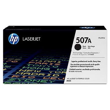 HP CE400A Originaltoner / LaserJet Enterprise 500 / 5.500 Seiten / Schwarz