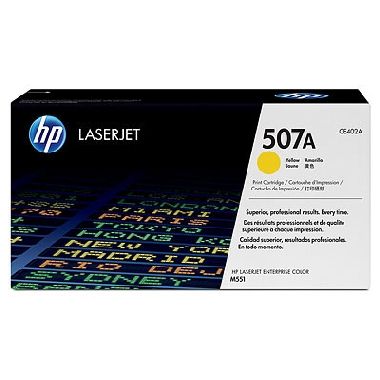 HP CE402A Originaltoner / LaserJet Enterprise 500 / 6.000 Seiten / Gelb