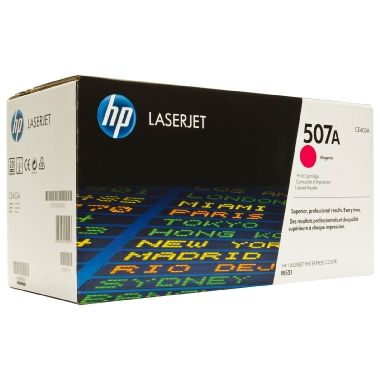 HP CE403A Originaltoner / LaserJet Enterprise 500 / 6.000 Seiten / Magenta