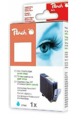 Peach CLI-551XL Alternativpatrone mit Chip / Pixma iP7250 / Blau