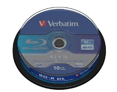 Verbatim Blu-Ray BD- R 10 Stück / 50 GB / 6x / DualLayer