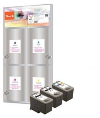 Peach wiederaufbereitete Ersatzpatrone PG-40 / CL-41 MultiPack PLUS / Canon Pixma iP1600 / Multipack