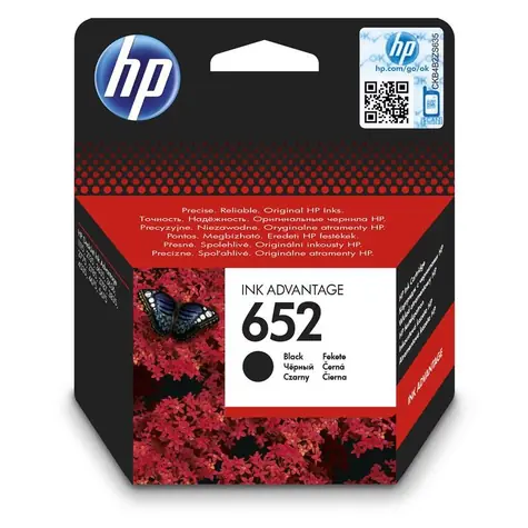 HP Originalpatrone 652 F6V25AE / DeskJet 2135 / 360 Seiten / Schwarz
