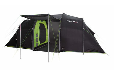 High Peak Tauris 4 / Zelt für 4 Personen / 140x220 &140x240 (440x240) cm x 180 cm / Wassersäule: 4000mm