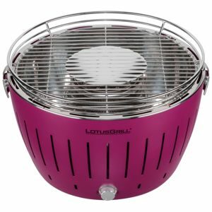 LotusGrill G34 U lila / Holzkohlegrill / 35 x 35 x 23,5 cm