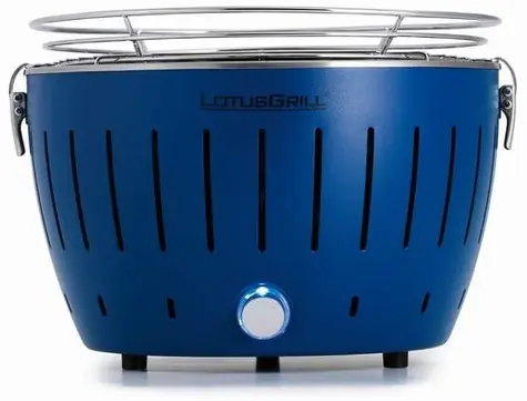 LotusGrill G280 U blau / Holzkohlegrill / 292 x 210 mm